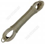 Веревка/шнур бельевой металлическая проволка+полипропилен d2мм (10м) (10)