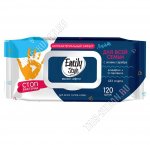 Влажные салфетки 120шт,с крышкой 