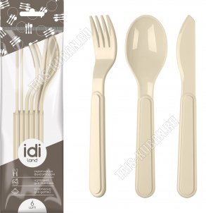 Набор столовых приборов 6шт (20) 