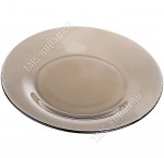 ECLIPSE AMBIANTE/Прозрачн-шоколад Тарелка плоская d25см (36)(крат.6)