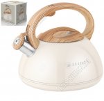 Чайник нержавеющая сталь 3,0л со свистком,айвори (6) 