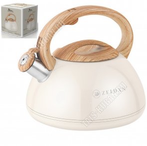 Чайник нержавеющая сталь 3,0л со свистком,айвори (6) 