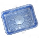 Лоток д/кошек, с сеткой (L35х26 h9см) голубой (15) 