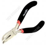 Mini Длинногубцы изогнут.130мм. никел,авторазжим (6) 