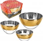 Салатники набор 3шт d11/16/19см 