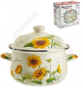 Подсолнухи Кастрюля 2,8л d20см (6) 
