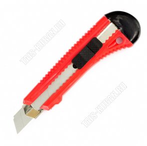 Нож 18мм, выдвиж.лезвие,метал.направ.