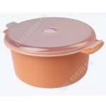 Контейнер круг,терракот 3,4л (d22 h10см) (24)