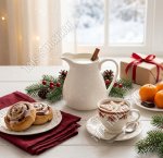 Снежинки Кувшин 1,0л 17х13см h15см, п/у 