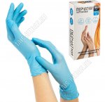 Перчатки НИТРИЛОВЫЕ (голубой) н-р 100шт,р-р XL(10) 