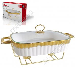 Мармит (керамика) 2,0л прямоугольный (32х19 h9см) 