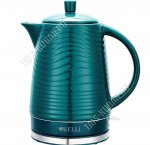Чайник керамический 1,8л 2400Вт диск, фактурный корпус, изумруд (6) 