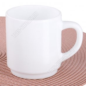 Кружка белая 290мл (штабелируемая) (48) 