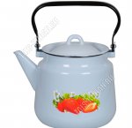 Клубника пудрово-голубой Чайник 3,5л 