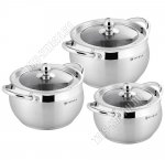 Набор кастрюль 3шт (2,0/3,0/4,0л d16/18/20см) (4)