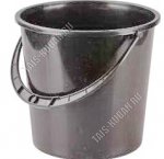 Ведро хоз-ное  7,0л (d24 h23,5см) черный (10) 