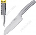 ROMANO Нож сантоку (цельнометаллический) L12,5см (12) 