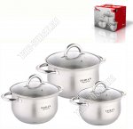 НАБОР Кастрюль ф.груша, 3шт (2,1/3,0/4,0л d16/18/20см) (4) 