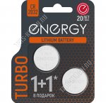 Бат. диск.ENERGY TURBO CR2032/2B - 2шт.литиев (д/ч