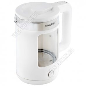 Чайник пластик+стекло 1,5л 