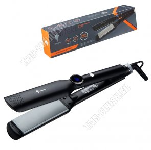 Выпрямитель д/волос, керамич. 65Вт пласт.45х105мм, макс.t230°, черный (24)