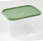 Контейнер оливковый/прозр, прямоуг 0,7л (45) 