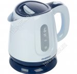 Чайник пластиковый корпус  1,0л 1100Вт , цвет голубой/синий (12) 