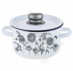 Je t’aime Кастрюля белый (цилиндр) 1,5л (8) 