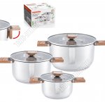 НАБОР кастрюль 3шт Smart (ф.цил 1,6/3,2/5,8л d16/20/24см) 