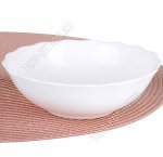 Белая Салатник d15см 0,47л (ф.волн.край) б/уп (72) 