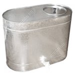Бак д/воды 95л с краном овальный (3) 
