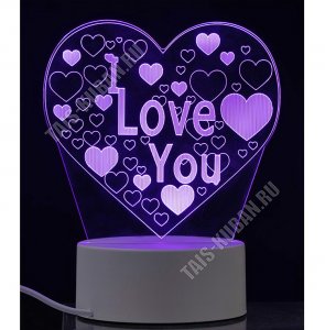 Ночник-светильник 3D 