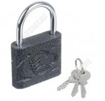 ЕРМАК Замок навесной 60мм,чугун,закал.дужка,тип ключа 