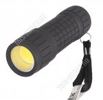 Фонарь 1COB LED 3Вт,дневной 6500К (3,5х10см), черный (24)