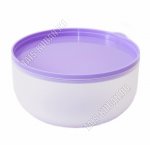 Контейнер сиренев/прозр, кругл 1,2л (d16 h7.5см) (59) 
