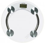 Весы напольн. эл. до 180кг дел.100гр,стекло,d30см (10) 