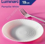 PAMPILLE WHITE Тарелка плоская d19см б/уп (24) Франция