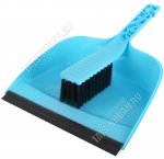 Набор .Совок мягк.кром 19х15см +Щетка-сметка L9см,ворс h4см,горизонт.руч.L12см,аквамарин, Svip (16) 