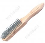 Щетка метал.4-х рядная с дер.руч. 