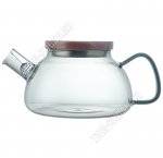 Чайник завар (стекло+бамбук) 