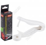 Косточкоотделитель механический ручной 13см, пластик, белый 