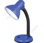 Светильник Ultraflash, h32см,60Вт(Е27) кнопка,упаковка пакет (UF-301 C01), цвет синий(1/20)