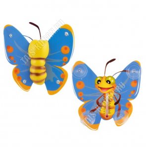 Термометр уличный для окон, на липучке 4шт (L14,5х15,3см) 