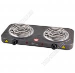 Плита эл. 2конф.ТЭН 1000+1000Вт, d145/145см.5реж t, черный 