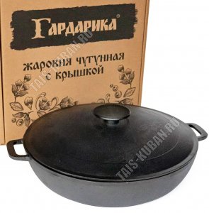 Жаровня с чугунной крышкой 4,0л d30см (2) 