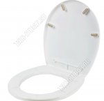 Сиденье д/унитаза белый (44,5х37 h7см) (17) 