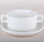 Белье Бульонница с блюдцем 300мл
