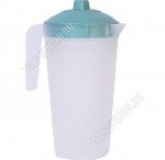 Кувшин 2,0л прозрачный/крышк.фисташка d20 h26см (12) 