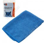 Тряпка д/пола, микрофиб. (40х50см) 250г/м2, синий (50/200) 