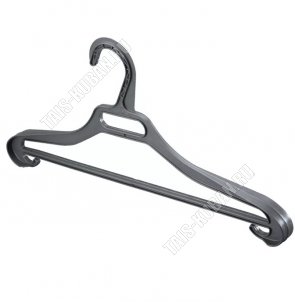 Вешалка (пластик) L44см, широкие плечи (70) 